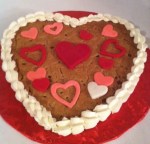 Heart Cookie Cake