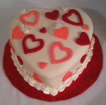Heart Fondant Cake