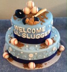 Lil' Slugger Baby Shower Cake