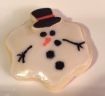 Melted Snowman Cut-out Cookie