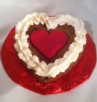 Mini Cookie Heart Cake