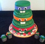 Ninja Turtle Pizza Cake