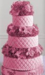 pink Silver quilted cake