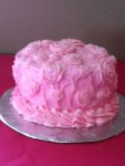 Small rose cake